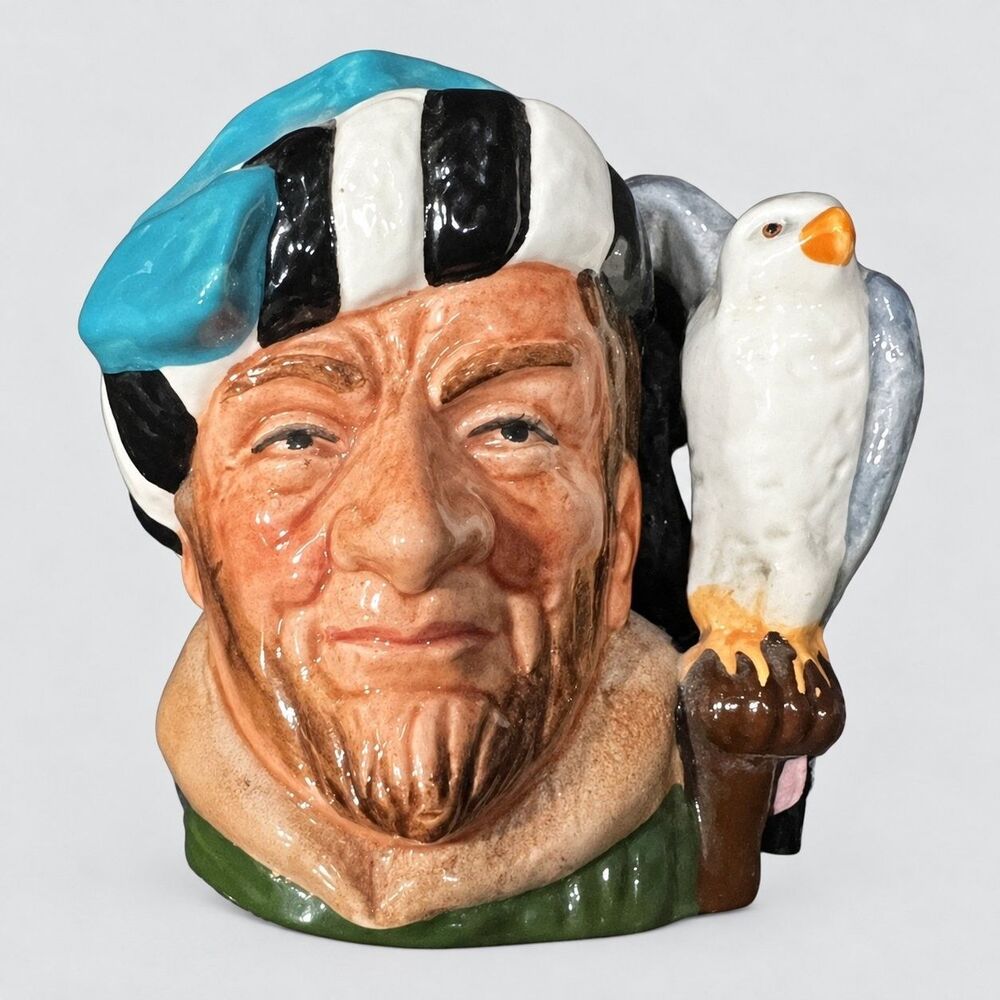 Royal Doulton The Falconer Character Toby Jug D6547 Large Vintage 1959 England